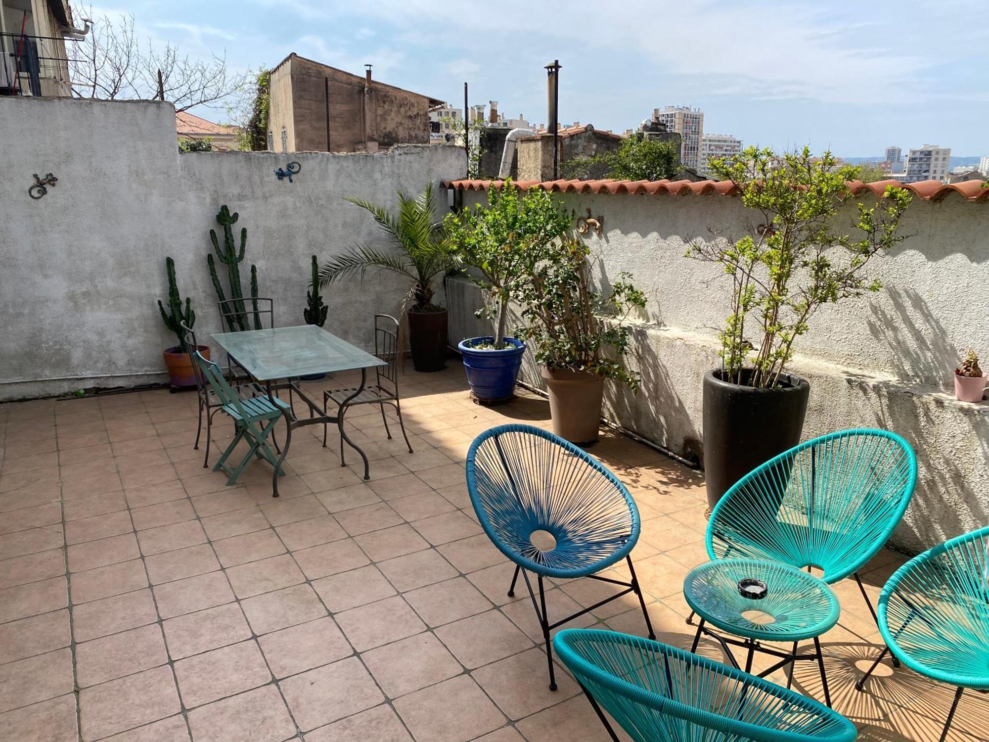 Maison 3 Chambres Gde Terrasse Proche Vieux Port Et Sncf Марсилия Екстериор снимка
